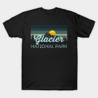 Glacier National Park Retro Clothes & Gear - Souvenir T-Shirt